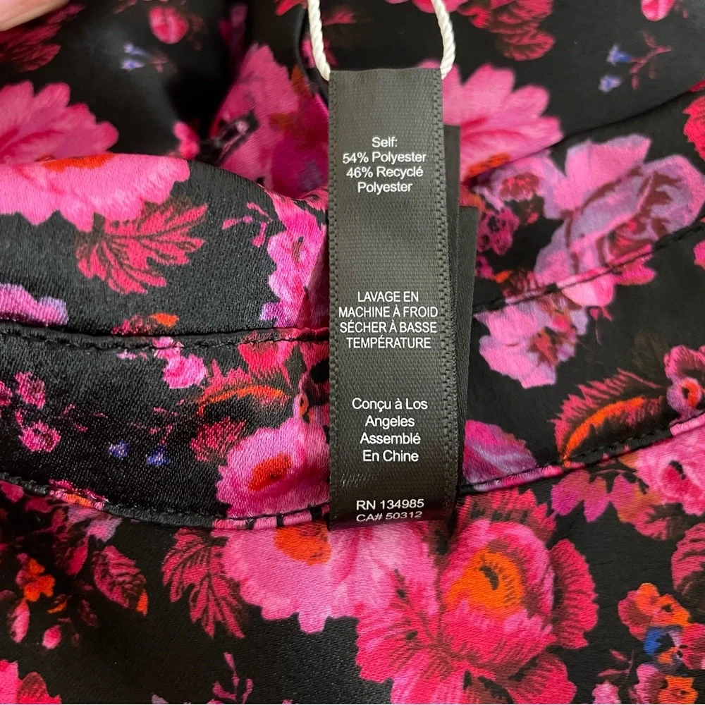 For Love and Lemons X Victoria Secret Lola PJ Top XXS NWOT Valentines colors